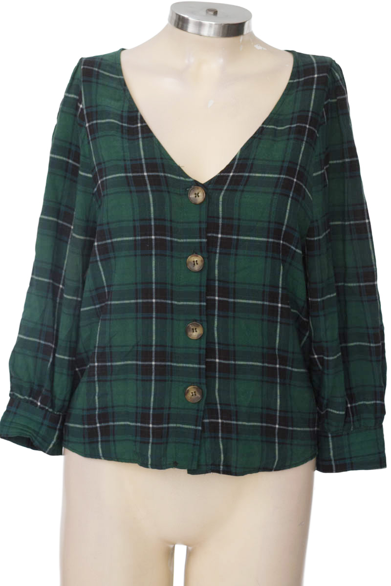 Blusa color Verde - Pull & Bear