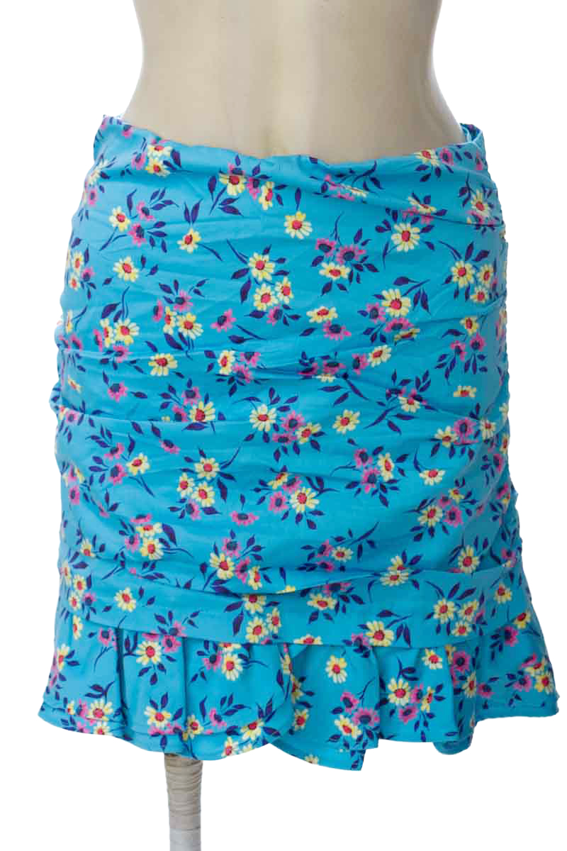 Falda color Azul - Zara