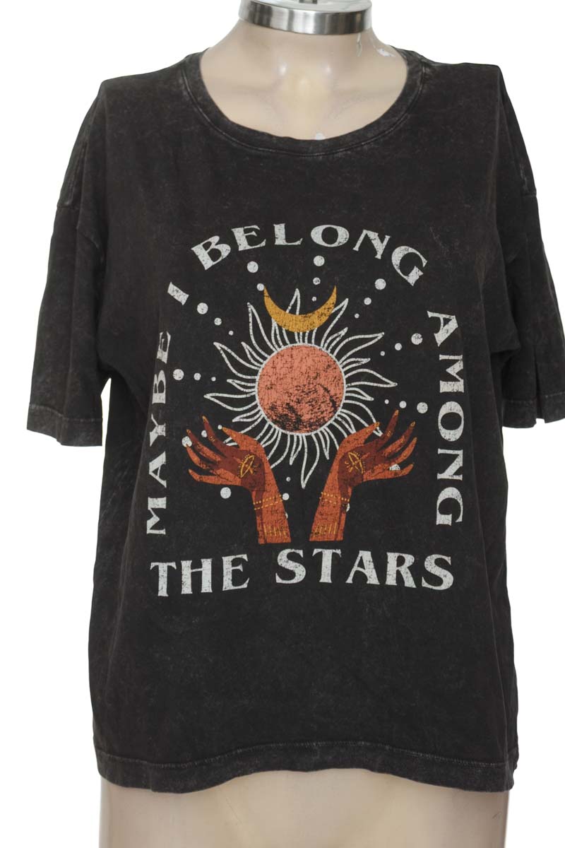 Top / Camiseta color Gris - NAF NAF