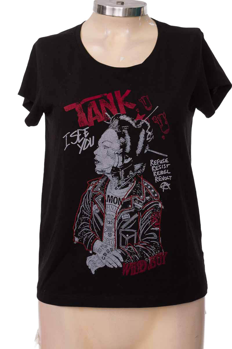 Top / Camiseta color Negro - Tennis