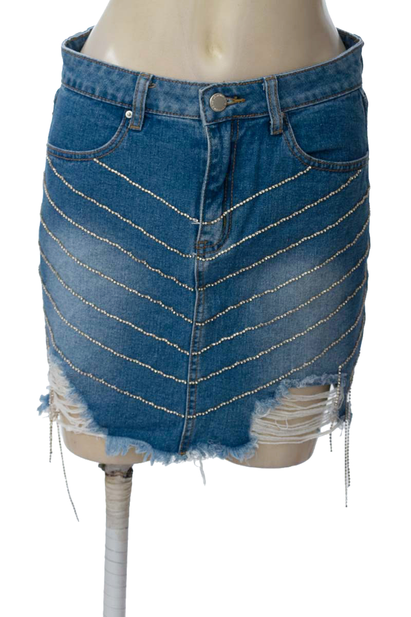 Falda color Azul - Denim BLVD