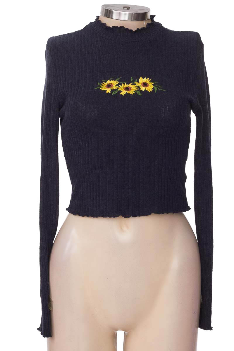 Top / Camiseta color Azul - Shein