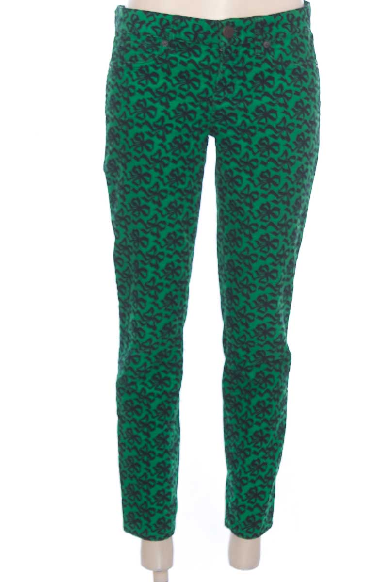 Pantalon Soleil Mujer Verdes Mexico De Pierna Ancha