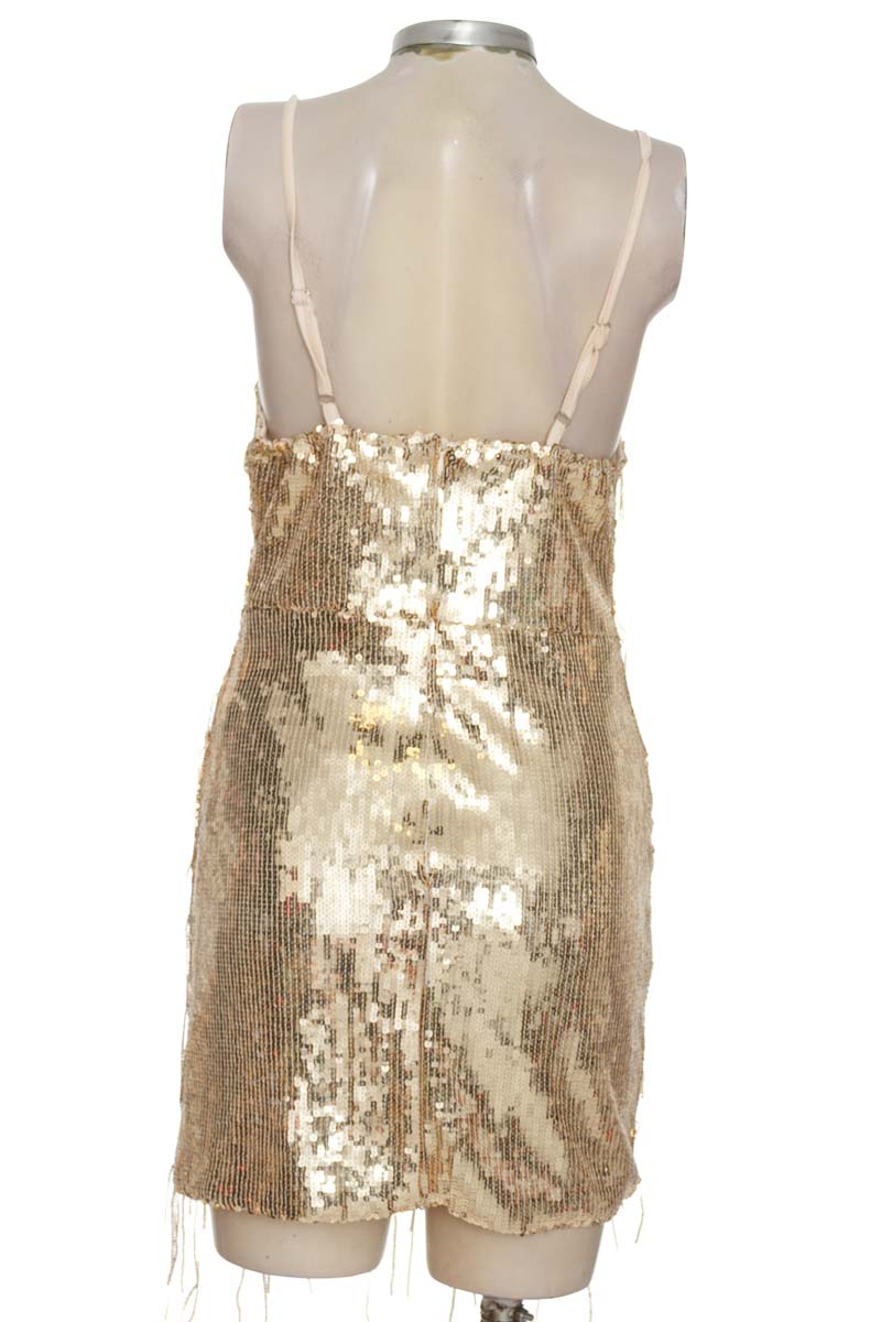 Vestido / Enterizo color Dorado - Rosa