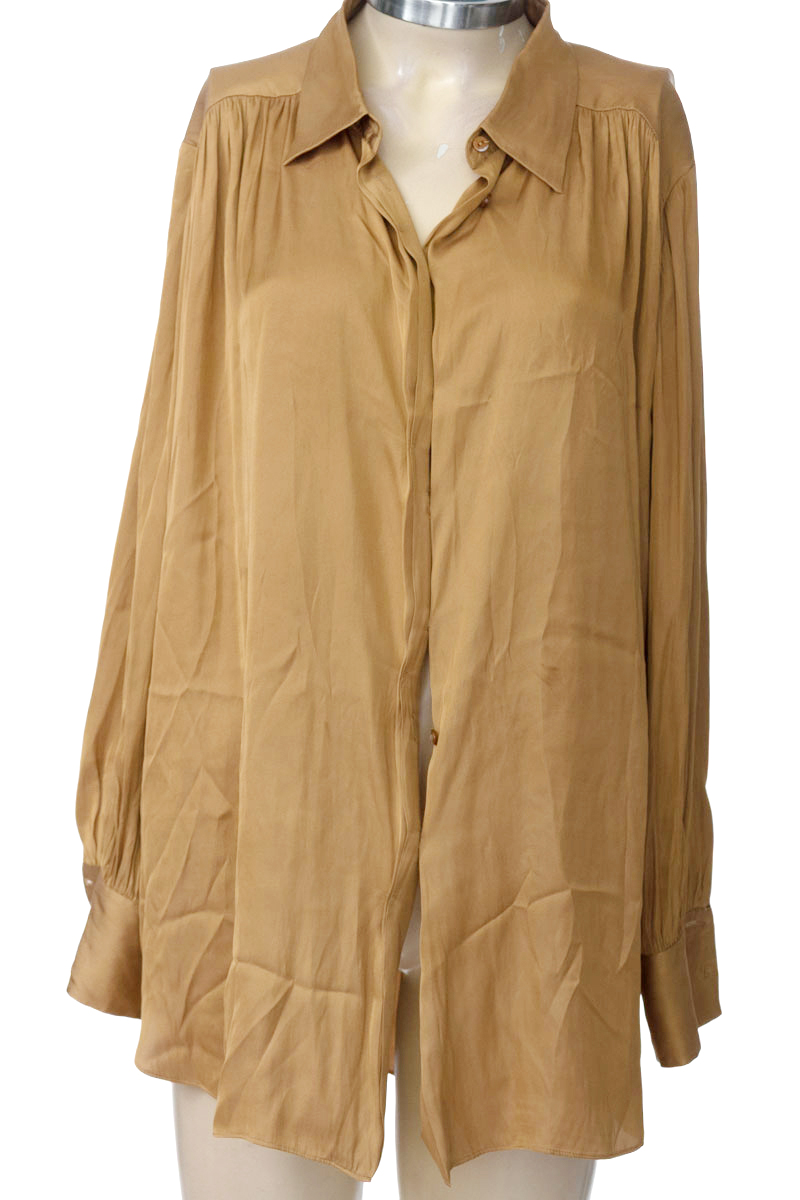 Blusa color Café - Massimo Dutti