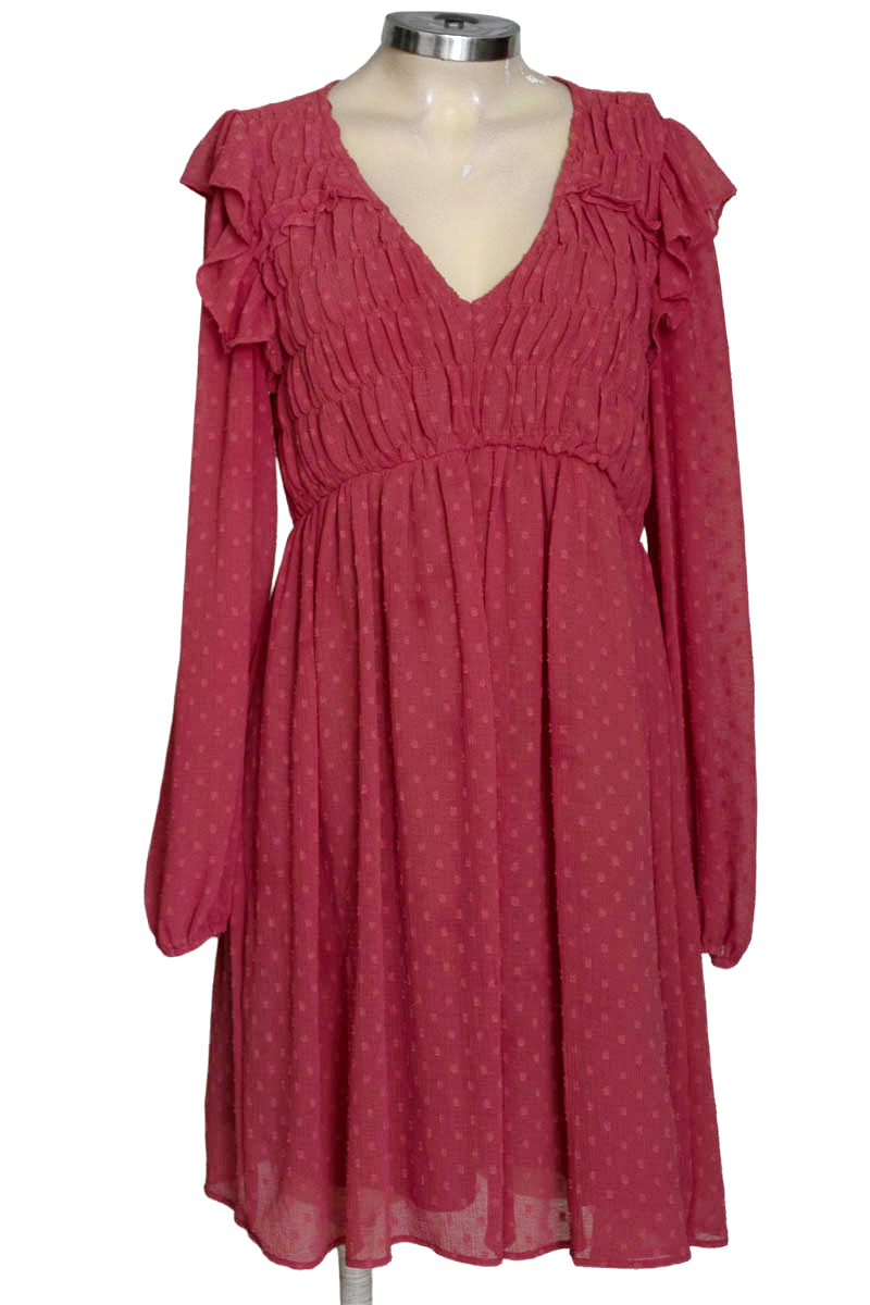 Vestido / Enterizo color Vinotinto - Zara