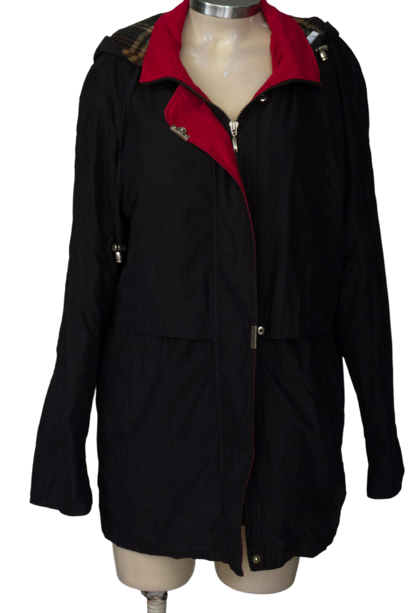 Chaqueta / Abrigo color Negro - Liz Claiborne