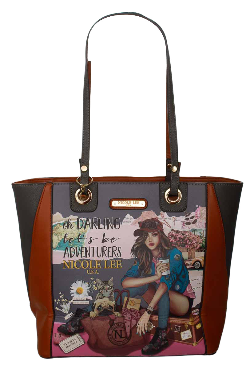 Cartera / Bolso / Monedero color Gris - Nicole Lee