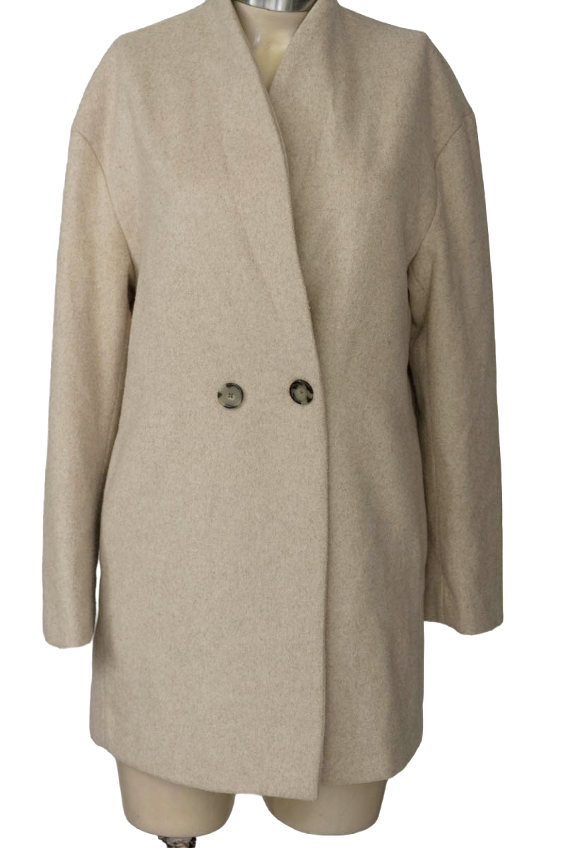 Chaqueta / Abrigo color Beige - MNG