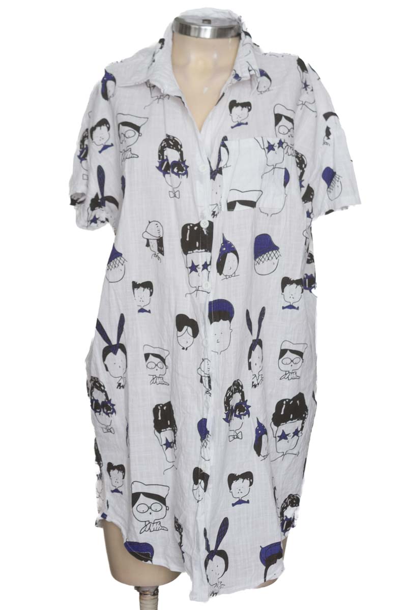 Vestido / Enterizo color Blanco - TOPS