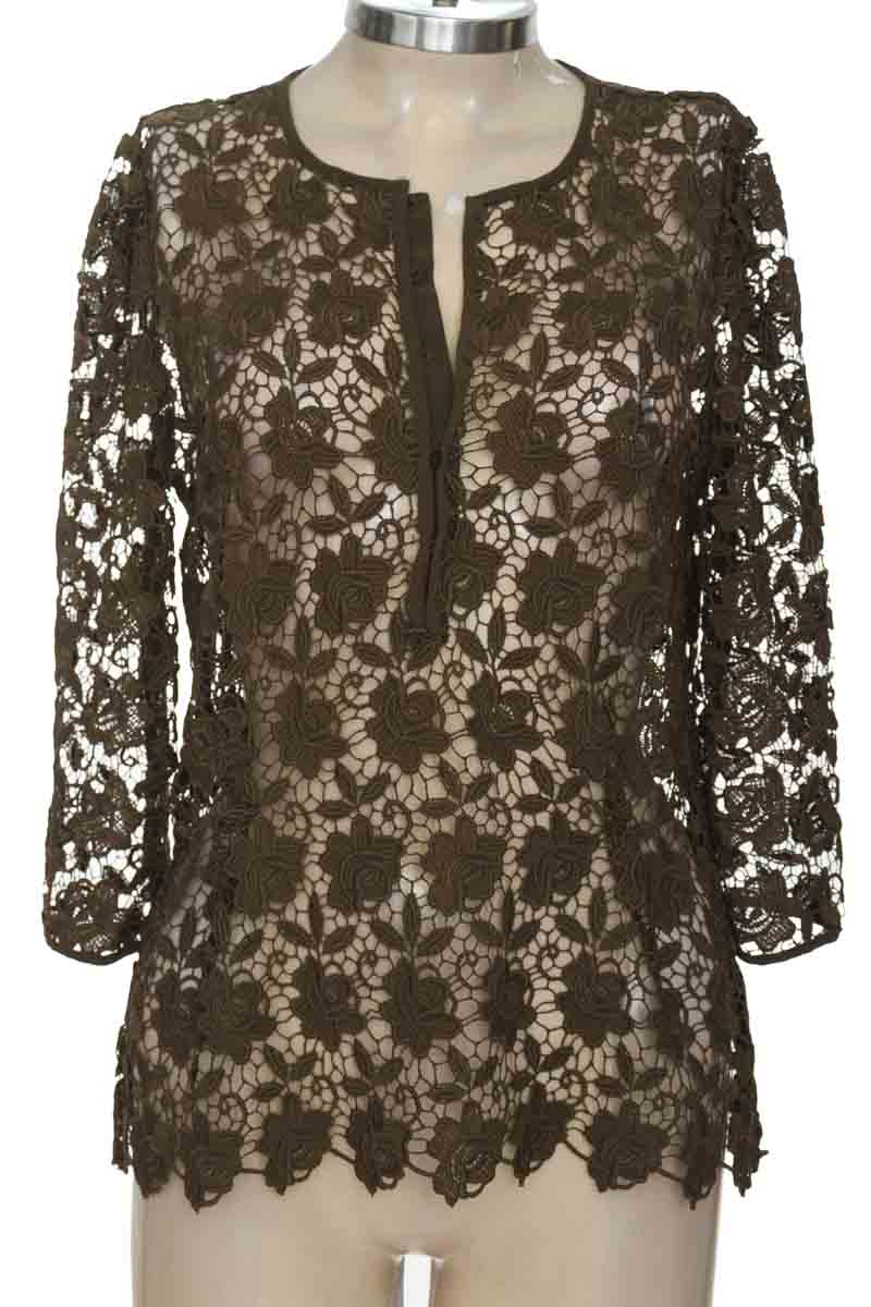 Blusa color Verde - Zara