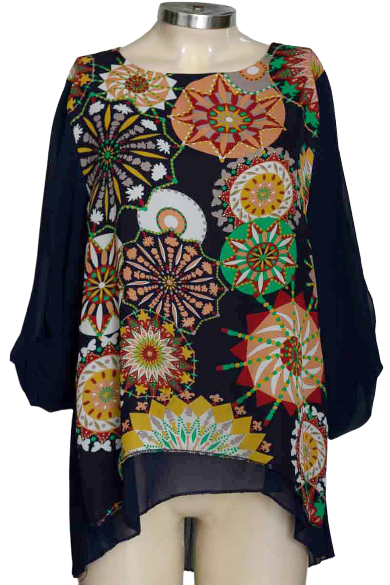 Blusa color Estampado - Lirenxuan