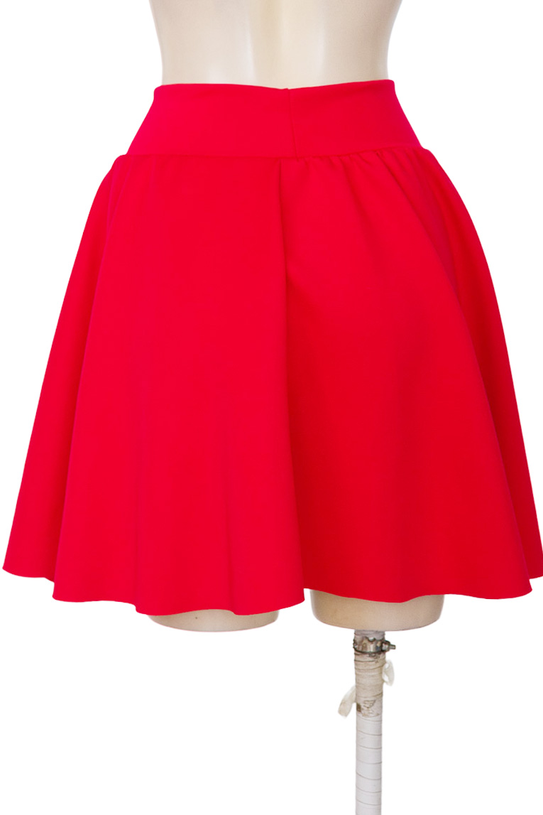 Falda color Rojo - Facyin
