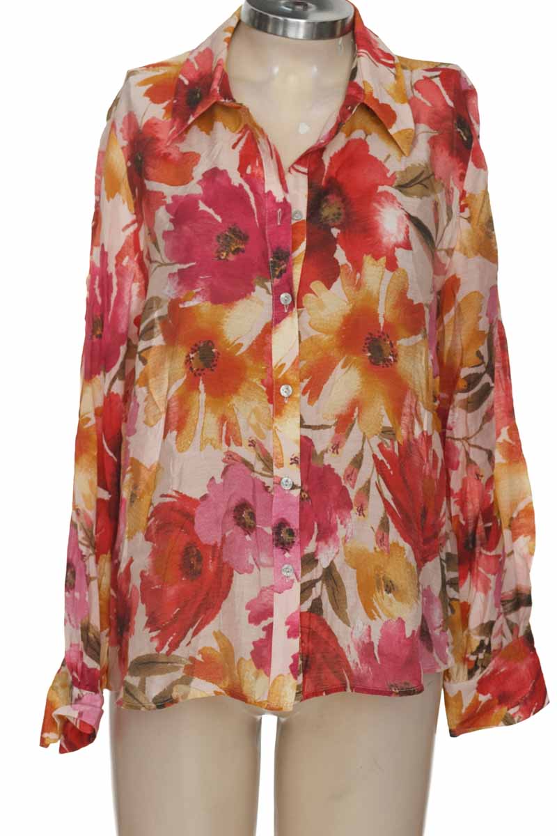 Blusa color Estampado - Zara