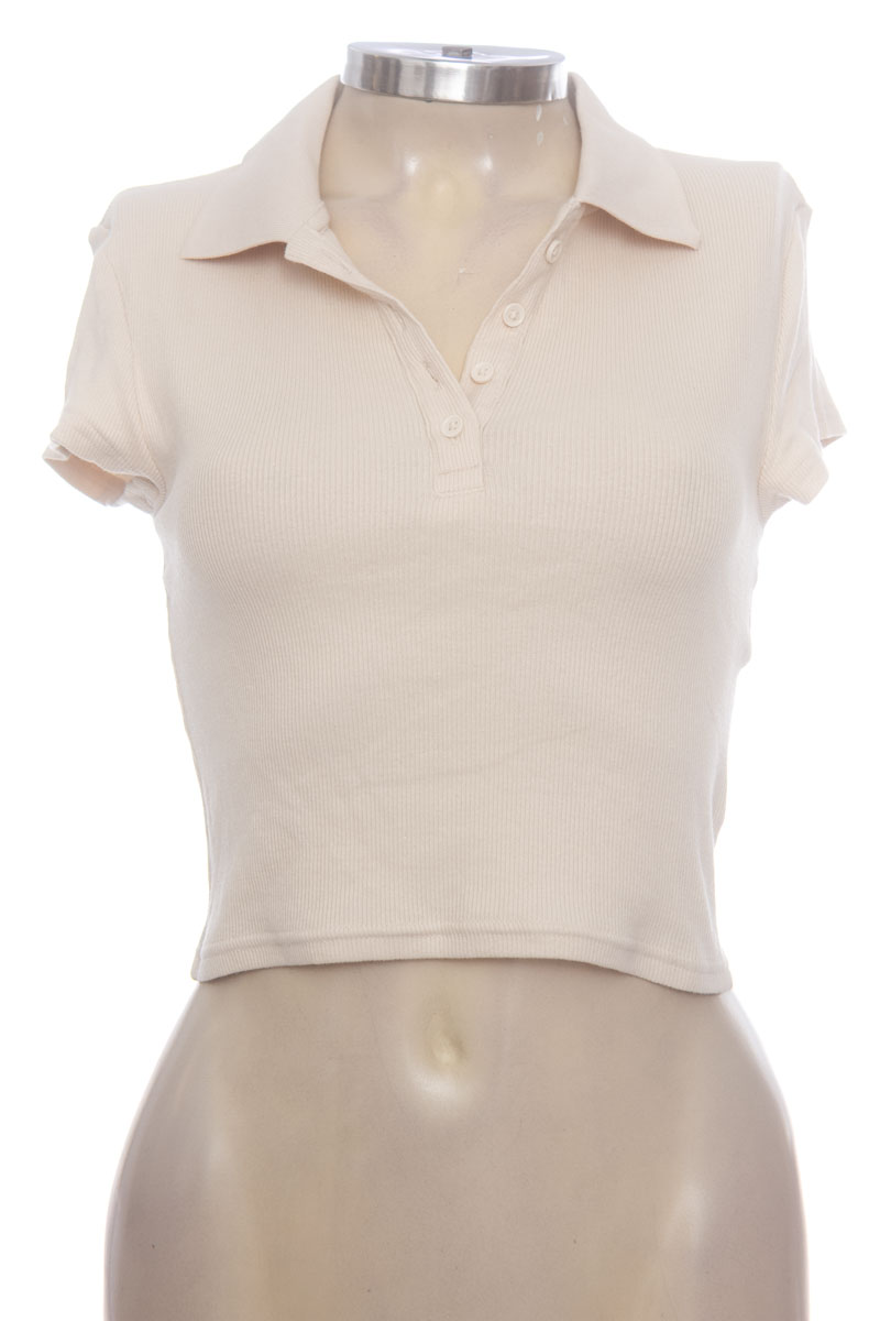 Top / Camiseta color Beige - Divided by H&M