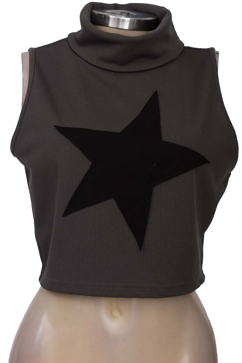 Top / Camiseta color Gris - Shein