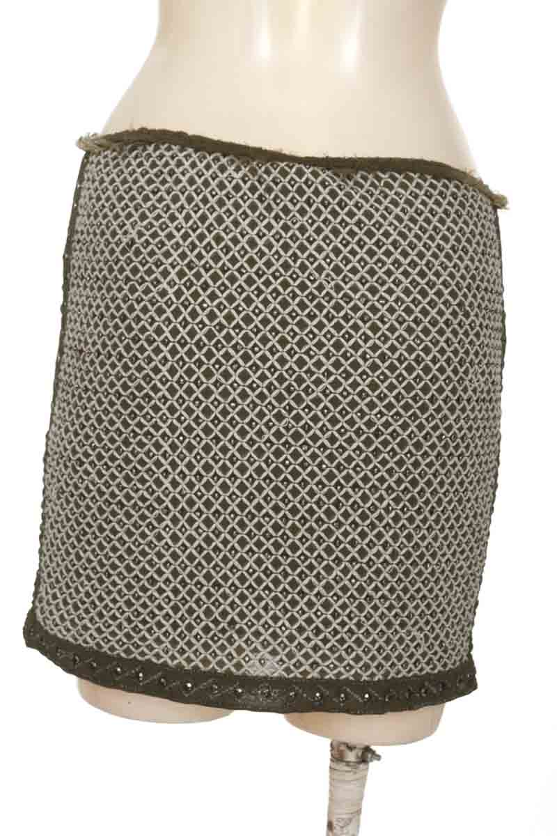 Falda color Verde - Zara