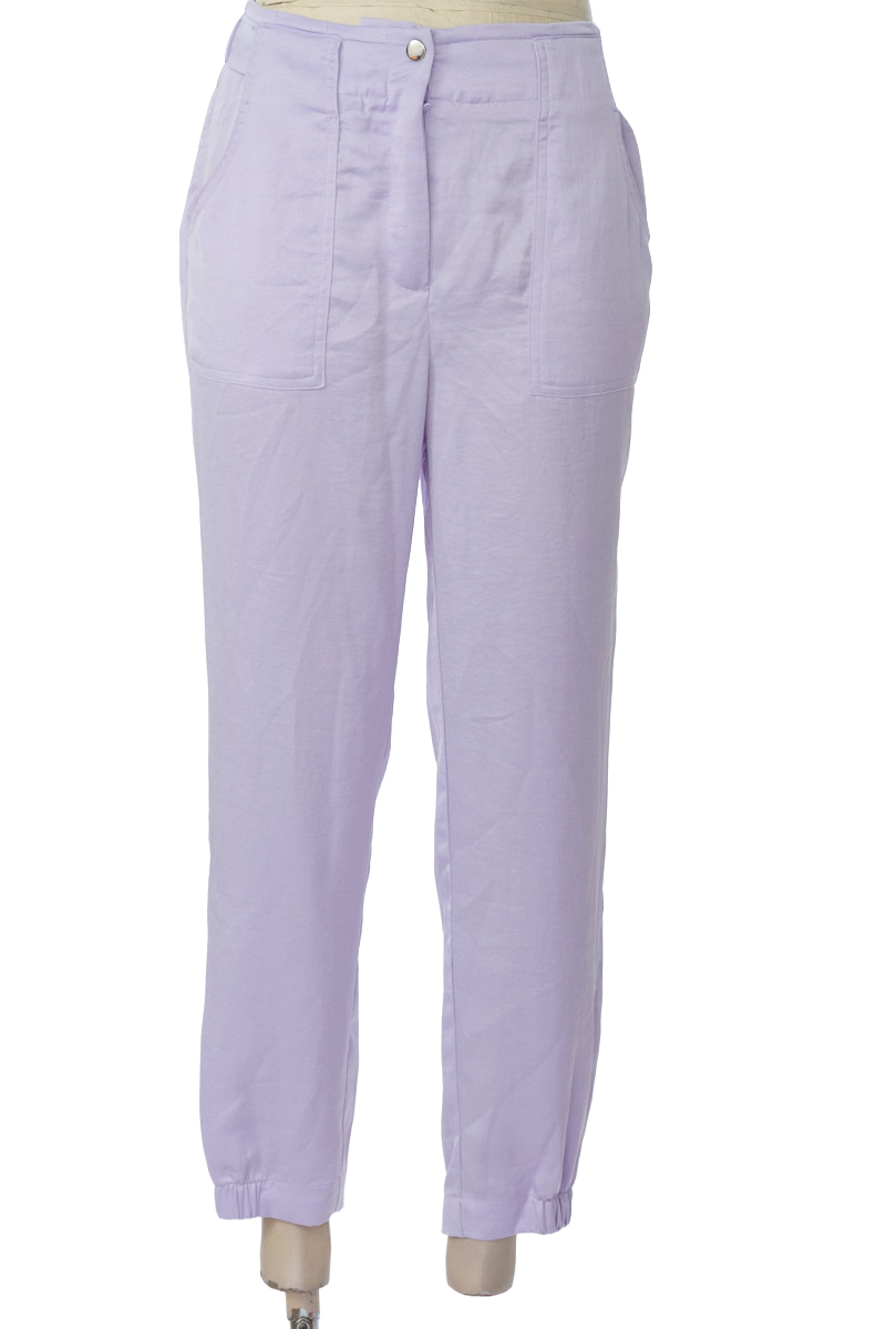 Pantalones color Lila - HAUTE MONDE