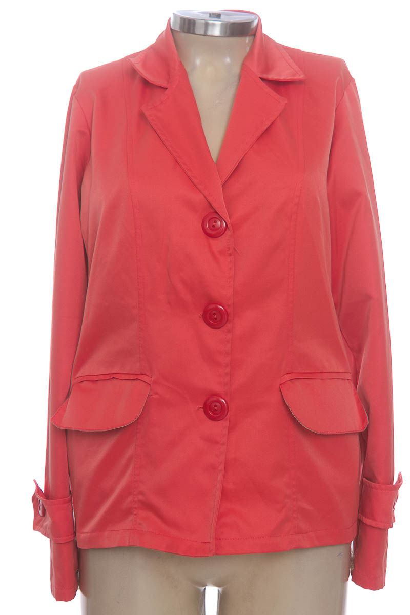 Chaqueta / Abrigo color Naranja - Lauri Moda