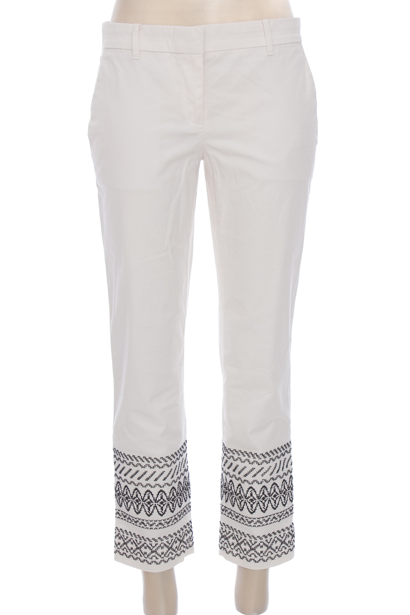 Pantalon Femme Ann Taylor - Taille 16 - Couleur Grise - Coupe Droite Style Chino - Occasion Très Bon état