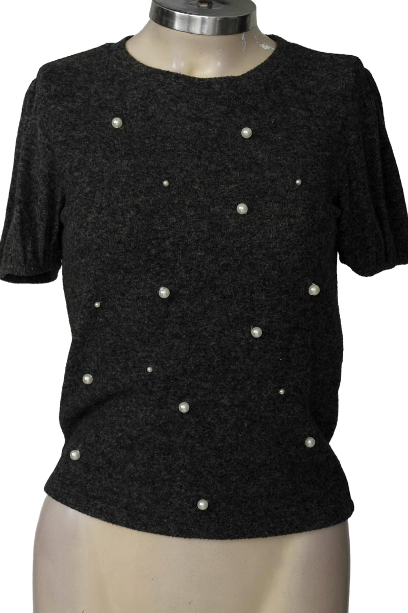 Top / Camiseta color Gris - Zara