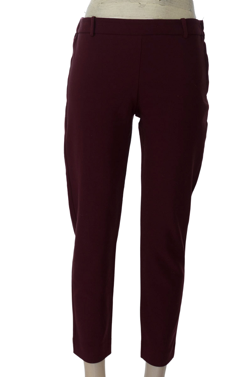 Pantalones color Vinotinto - MNG