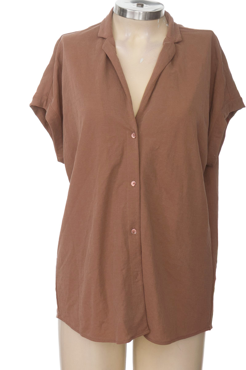 Blusa color Café - Massimo Dutti