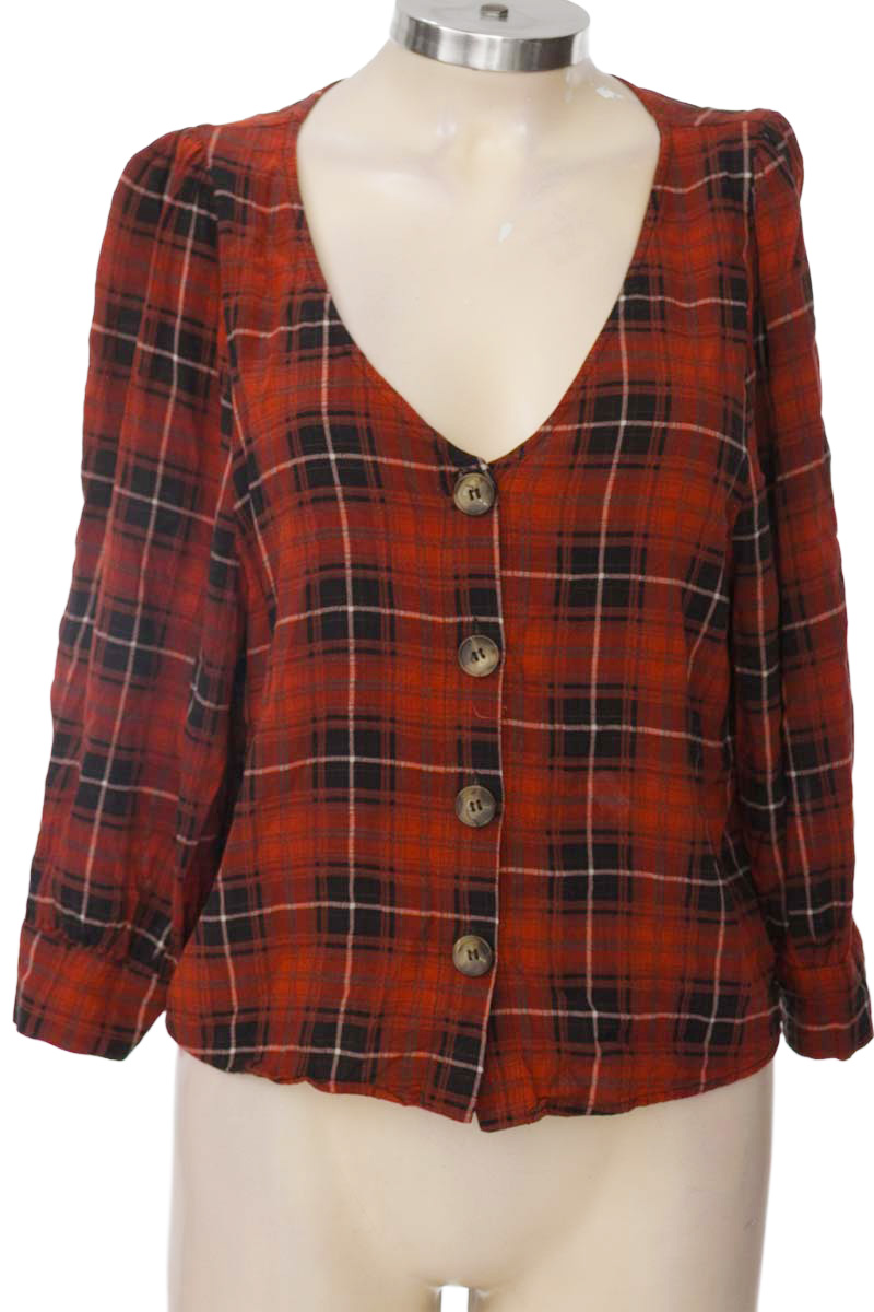 Blusa color Vinotinto - Pull & Bear