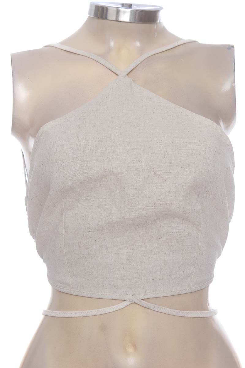 Top / Camiseta color Beige - NAF NAF