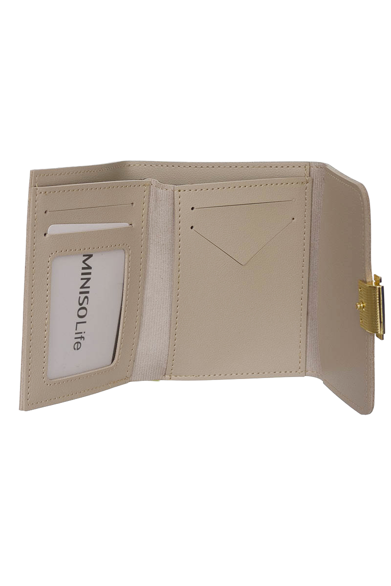 Cartera / Bolso / Monedero color Beige - MINISO