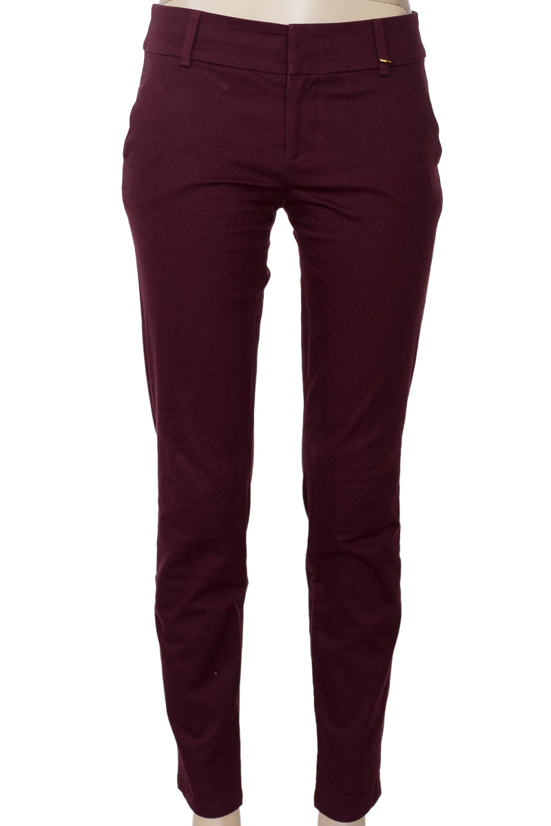 Pantalones color Vinotinto - Esprit