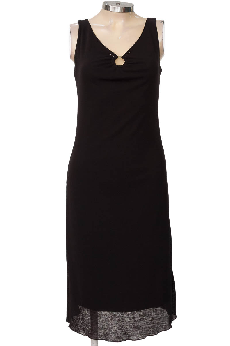 Vestido / Enterizo color Negro - Plica