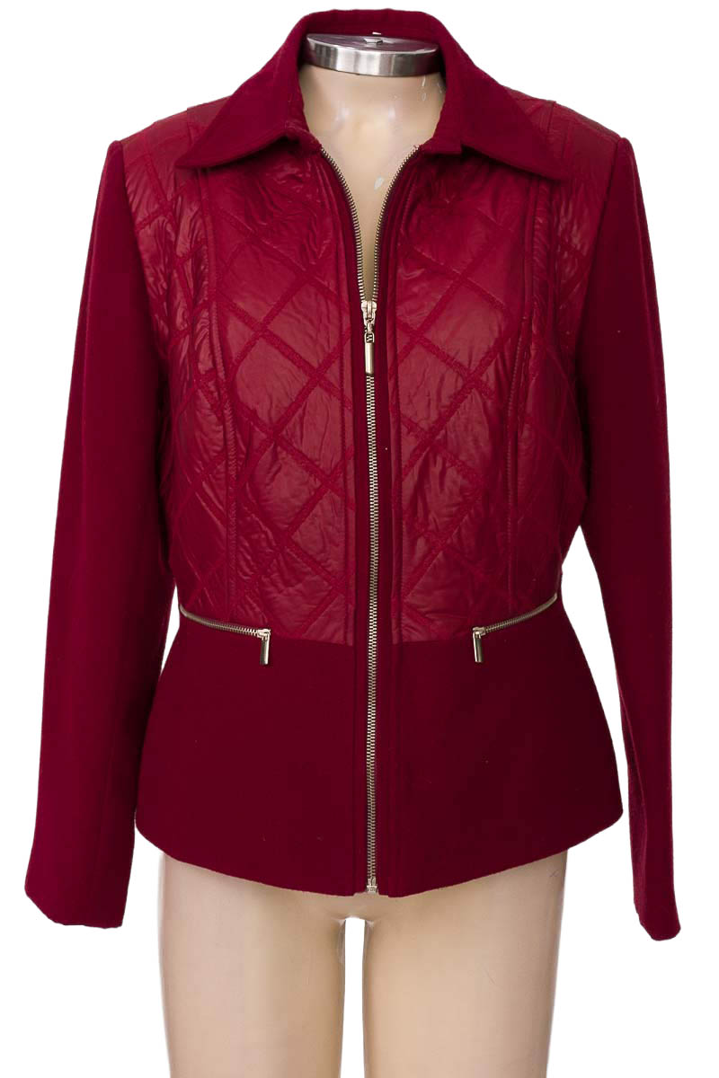 Chaqueta / Abrigo color Vinotinto - Doble A
