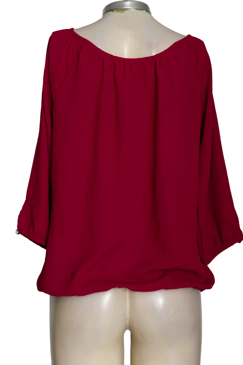Blusa color Vinotinto - Carolina Endara
