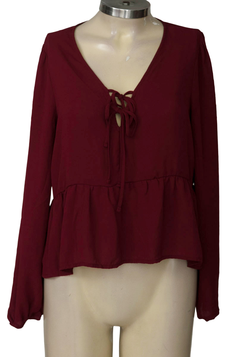 Blusa color Vinotinto - Pink Rose
