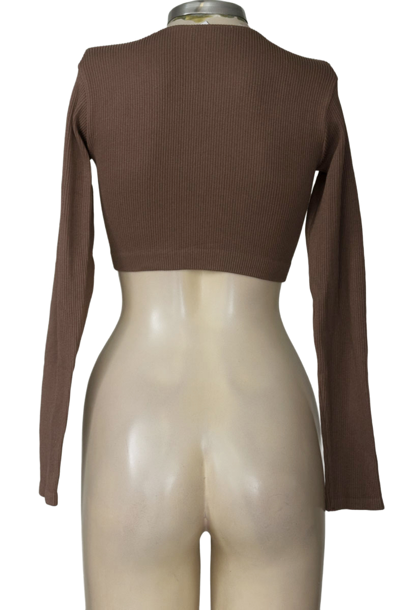 Top / Camiseta color Café - Zara