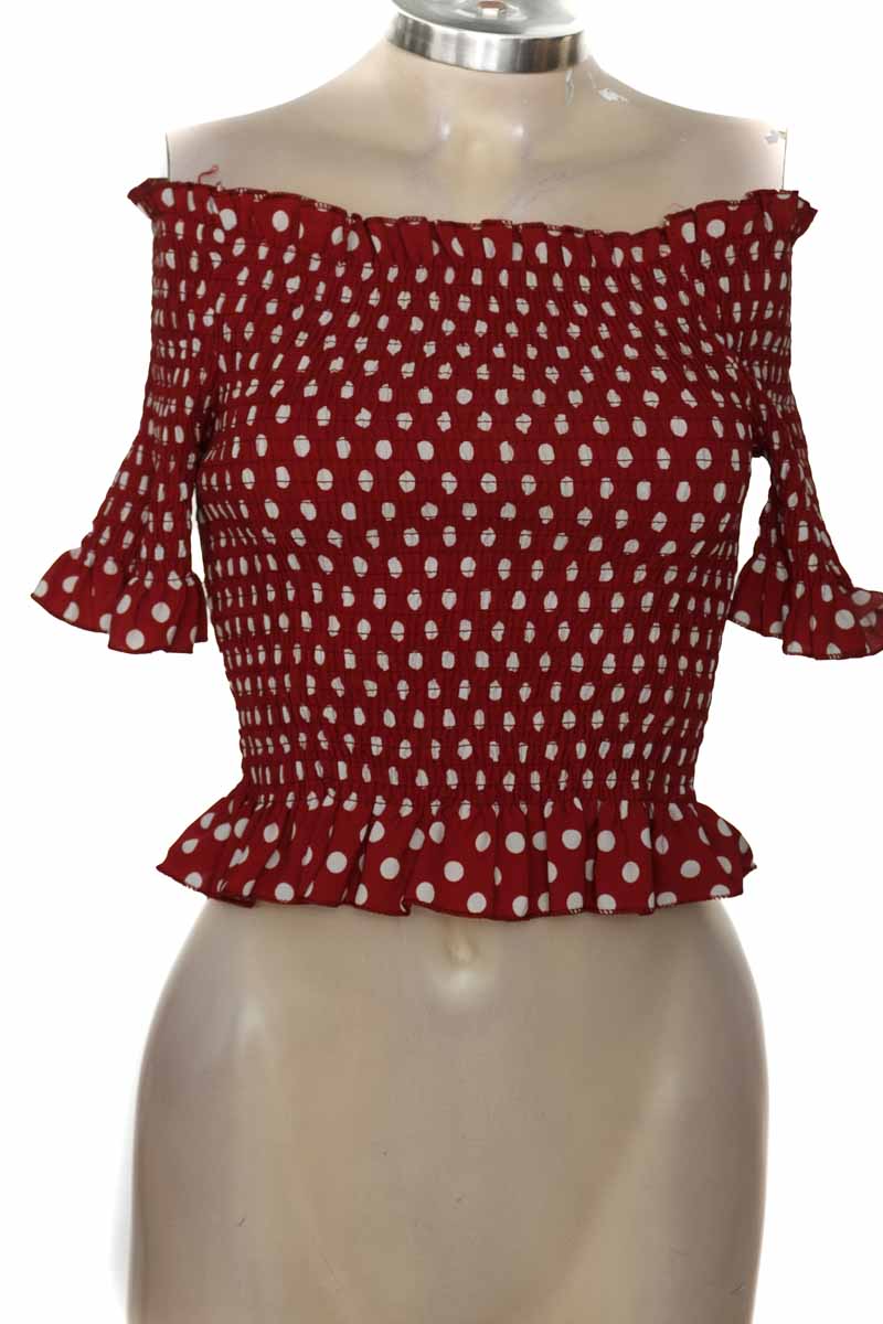 Top / Camiseta color Vinotinto - New fashion