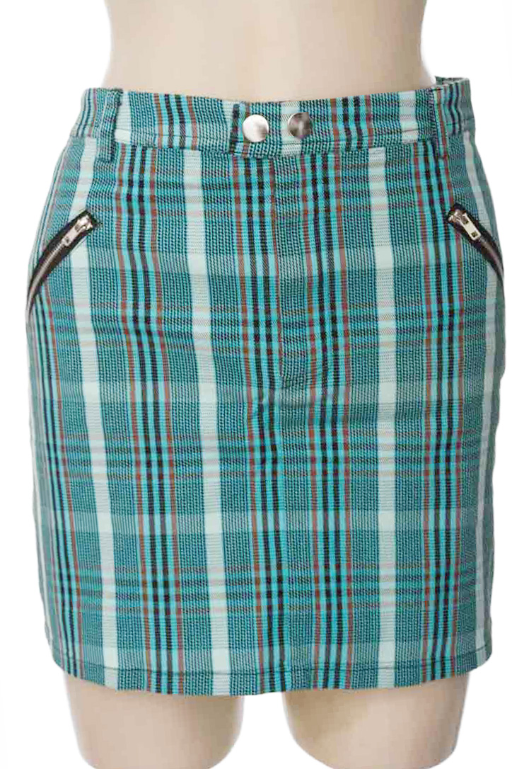 Falda color Aguamarina - Forever 21