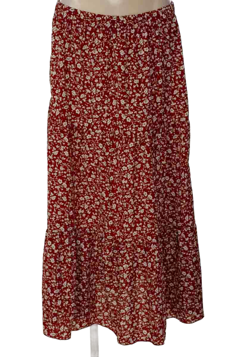 Falda color Vinotinto - Shein