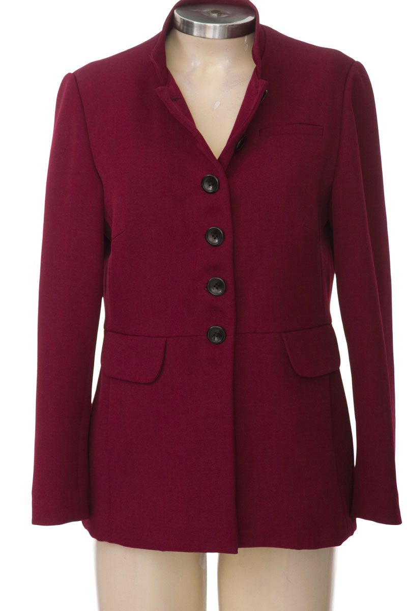 Chaqueta / Abrigo color Vinotinto - La Textilera