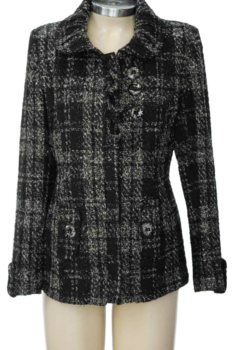 Chaqueta / Abrigo color Negro - H&R