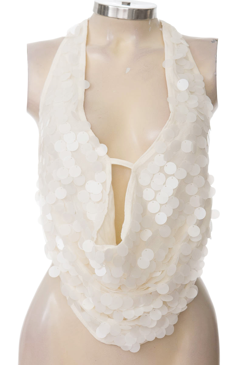 Top / Camiseta color Beige - Shein