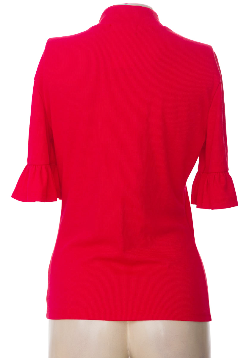 Sweater color Rojo - Celeste