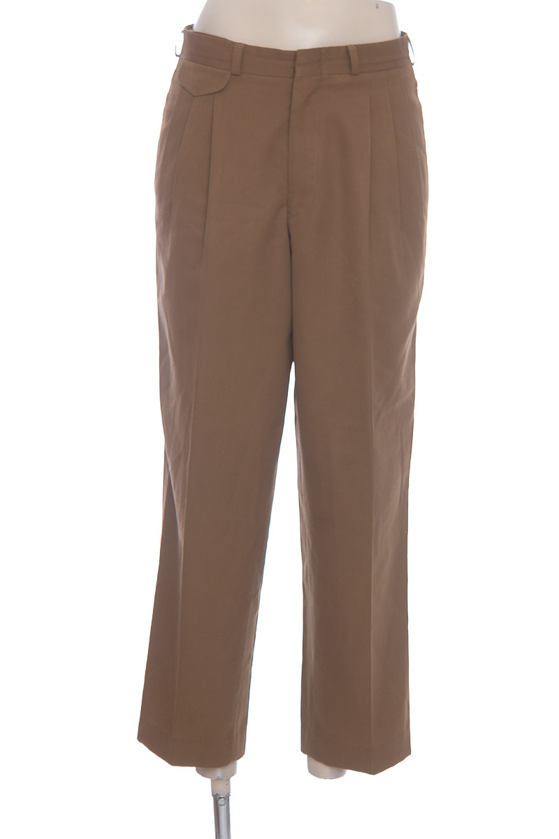 pantalon café claro mujer