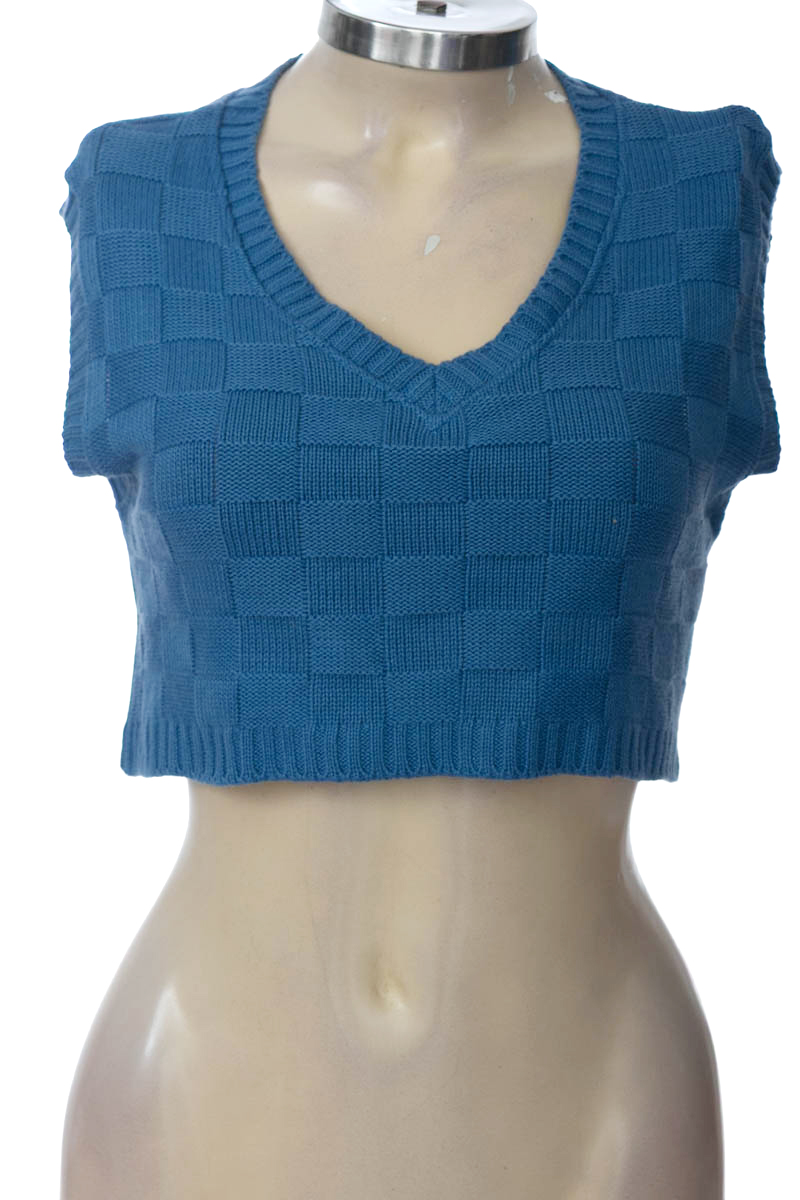 Sweater color Azul - Eva Castillo