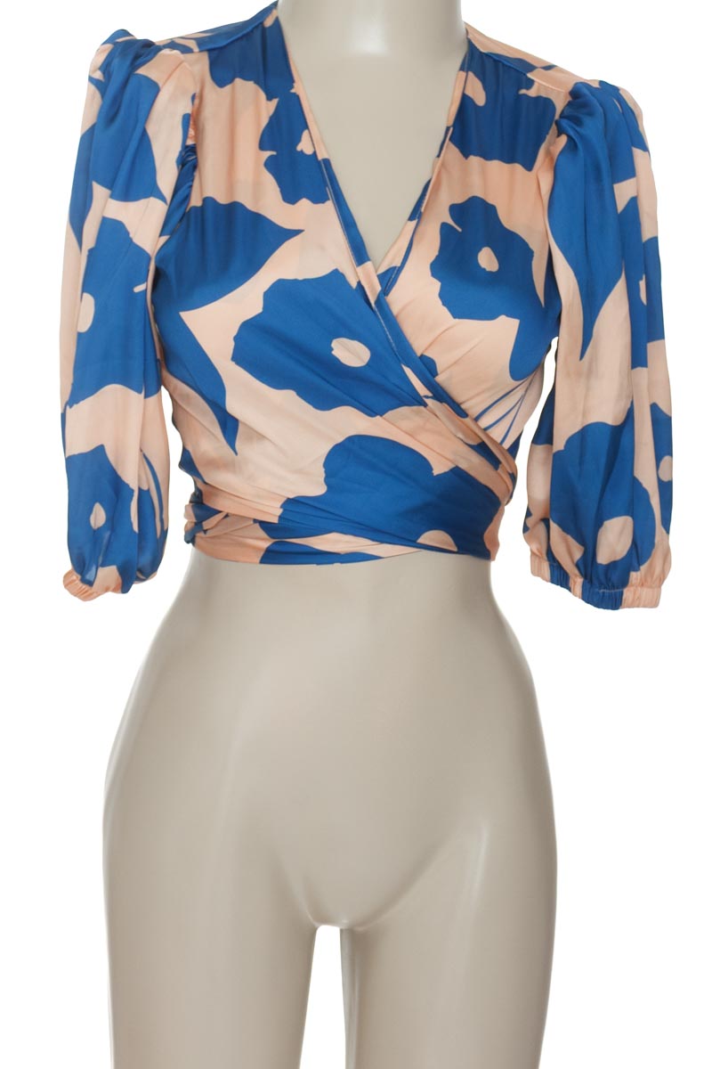 Blusa color Azul - Lobo.Rosa