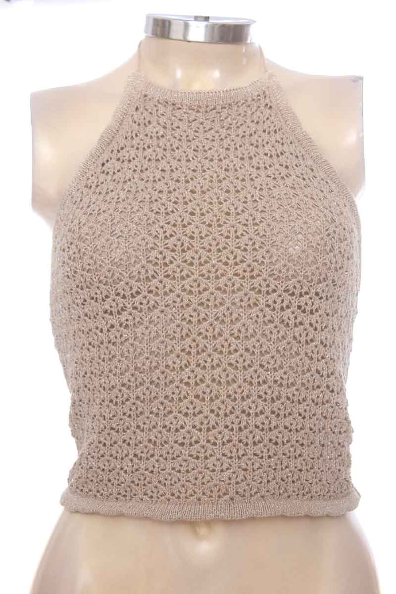 Top / Camiseta color Beige - Zara