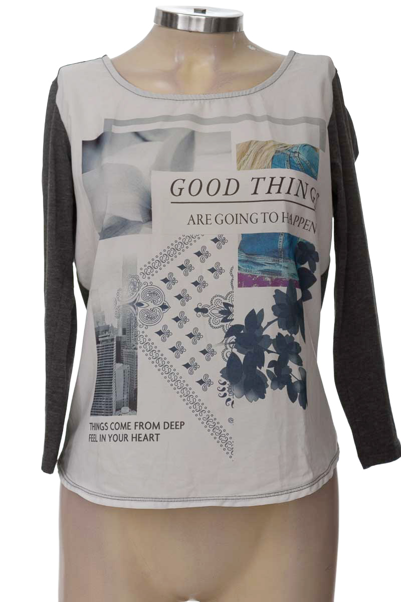 Top / Camiseta color Gris - Leonisa