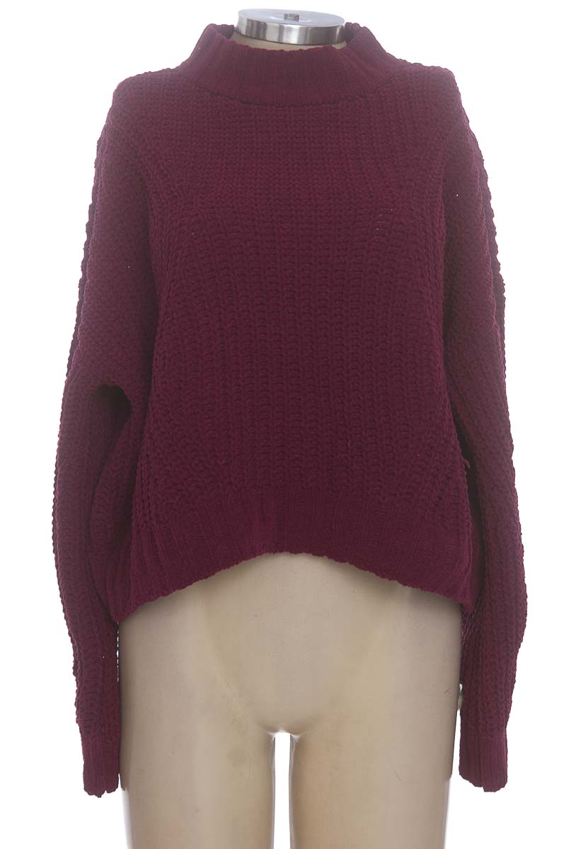 Sweater color Morado - Hollister