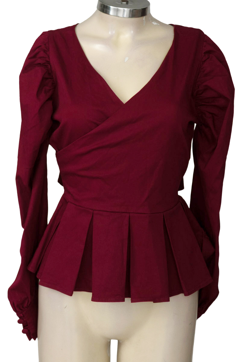 Blusa color Vinotinto - Romea